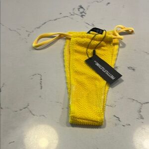Yellow Pretty Little Things Swimwear Bottom